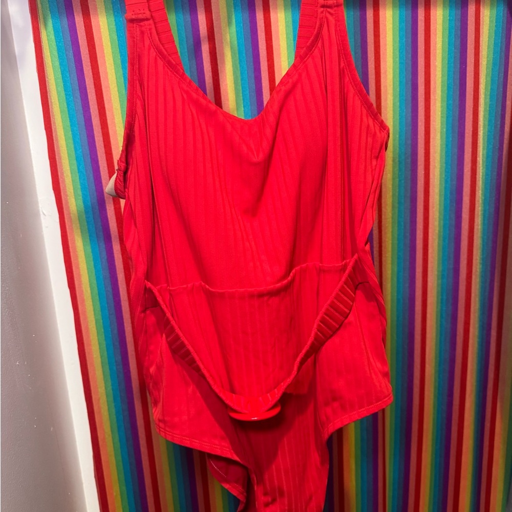 Shade & Shore Red Swimsuit